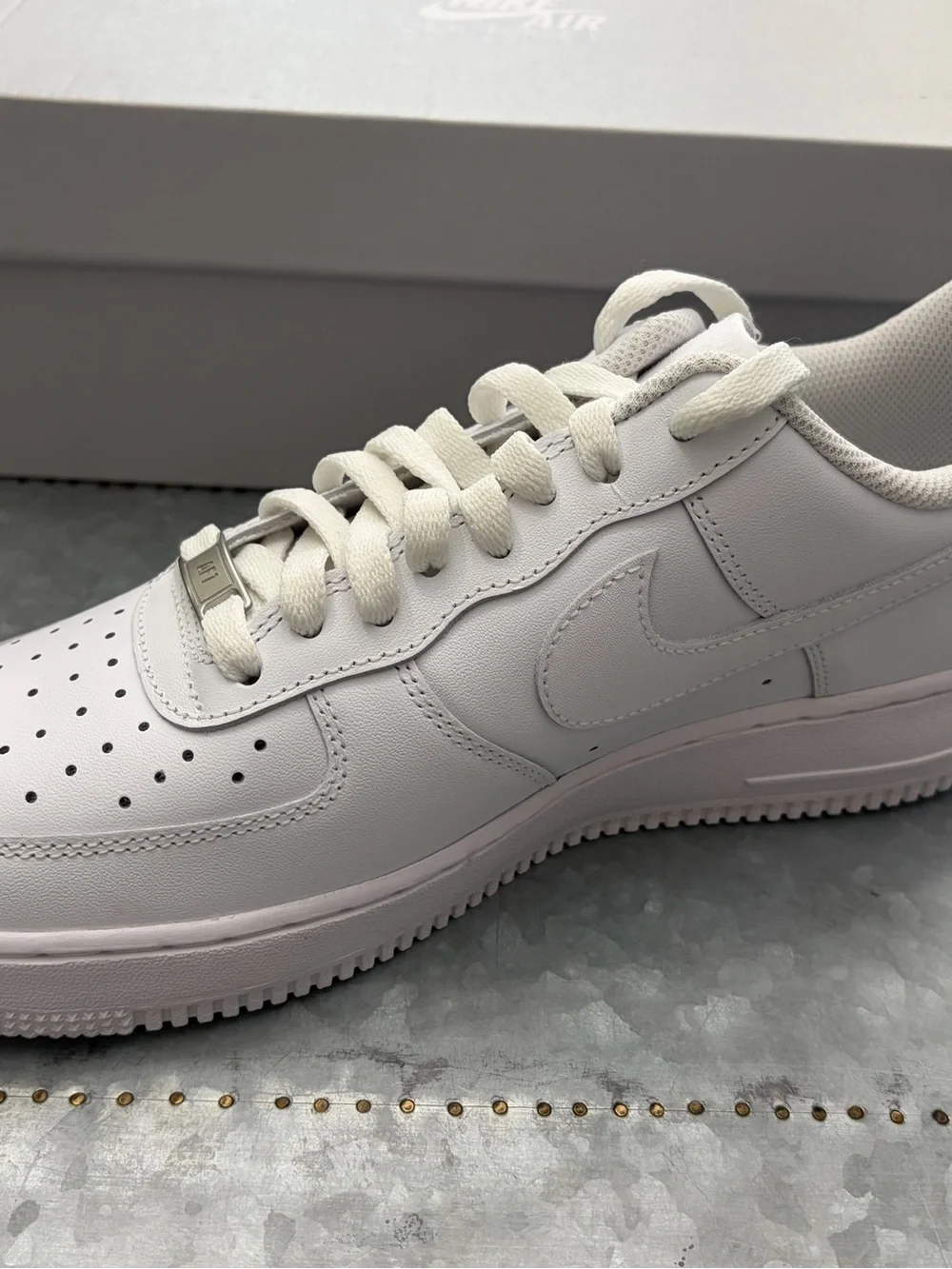 Nike Air Force 1, White, 2007, NIB, Men’s 9, Women’s 10.5